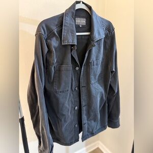 Slate & Stone Button Shirt Jacket Gray Men’s Medium-Preowned